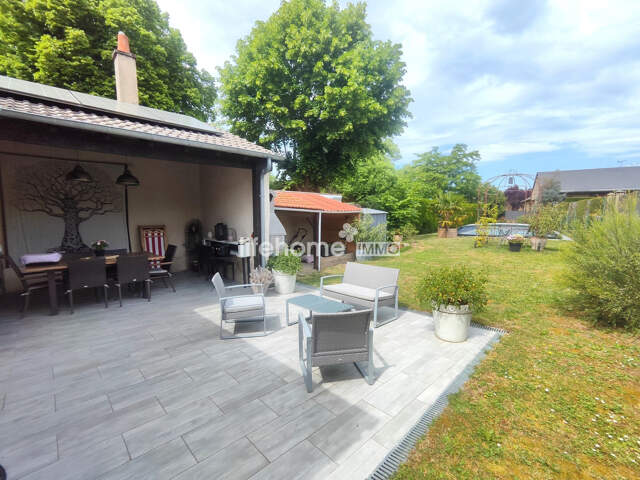 Maison 4 chambres, vie de plain-pied, piscine, jardin sans vis-? — photo du bien