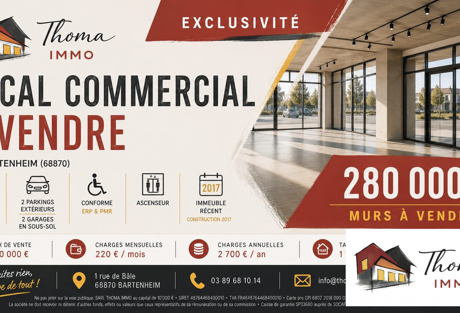 LOCAL COMMERCIAL  BARTENHEIM — photo 1