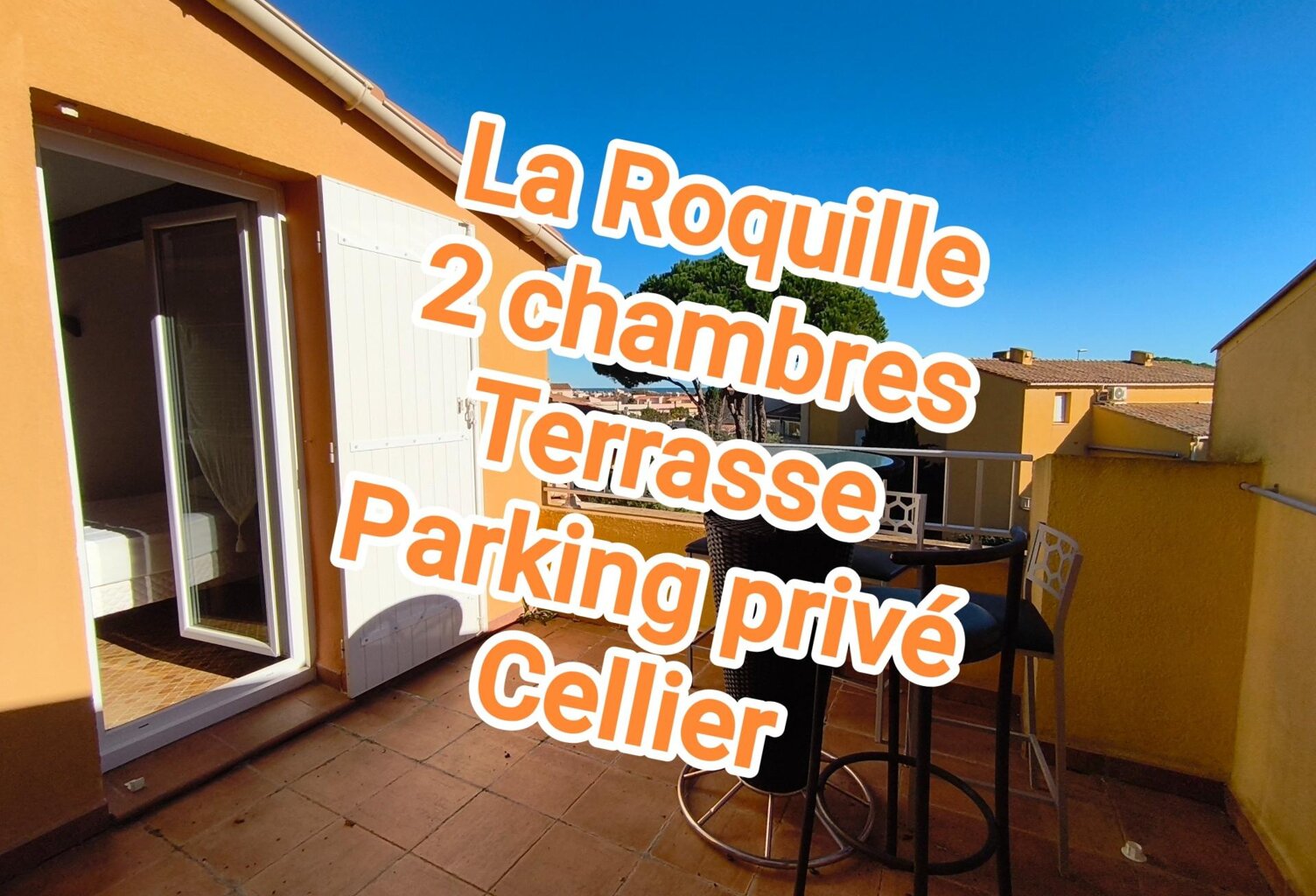 La Roquille, T3 climatisé et meublé - Terrasse — photo 1