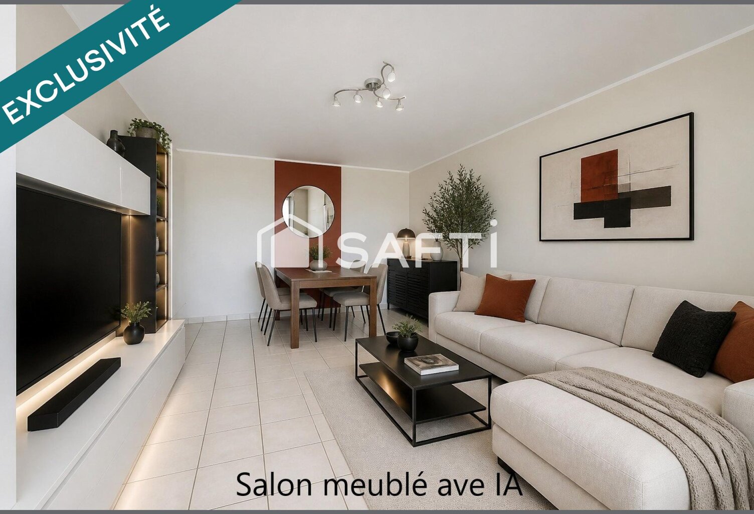 T4 - 78m2 - 3 chambres - Balcon - Box en sous-sol — photo 1