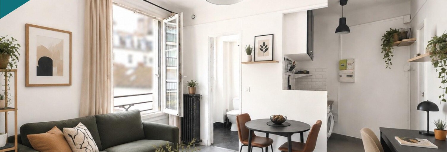 Appartement 1 Pièce 18 m² à vendre à Paris 15 (75015)