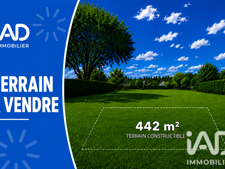 Vente Terrain à bâtir 442 m&sup2; — photo 1