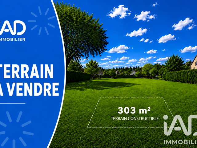 Vente Terrain à bâtir 303 m&sup2; — photo du bien