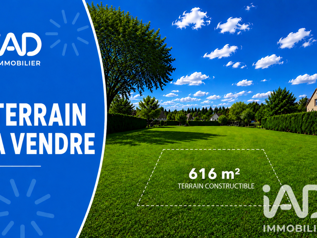 Vente Terrain à bâtir 616 m&sup2; — photo du bien