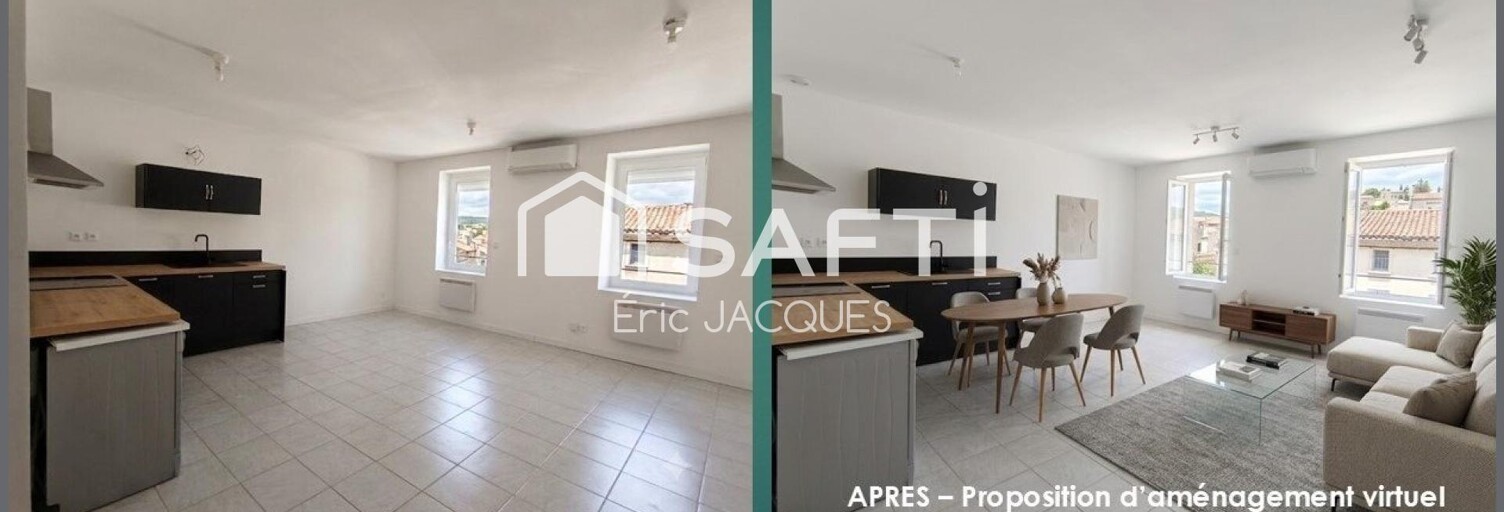 Appartement 4 Pièces 69 m² à vendre à Saint-Ambroix (30500)