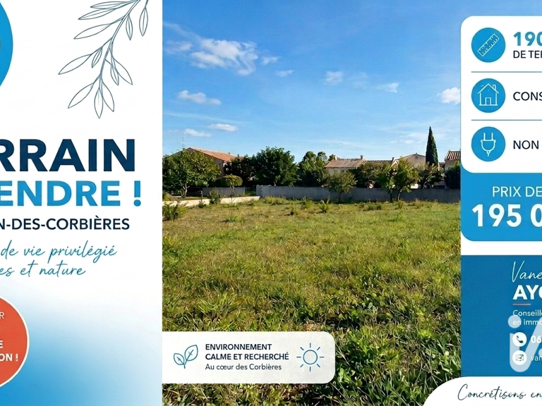 Vente Terrain à bâtir 1 900 m&sup2; — photo 1
