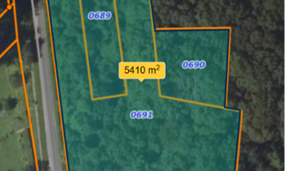 Terrain  5492 m² à vendre à Montigny-Lencoup (77520)