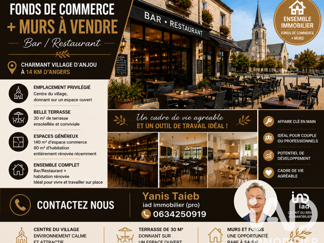 Vente Restaurant 320 m&sup2; — photo du bien