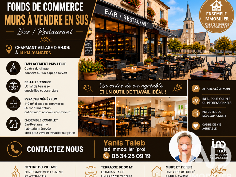 Vente Restaurant 320 m&sup2; — photo 1