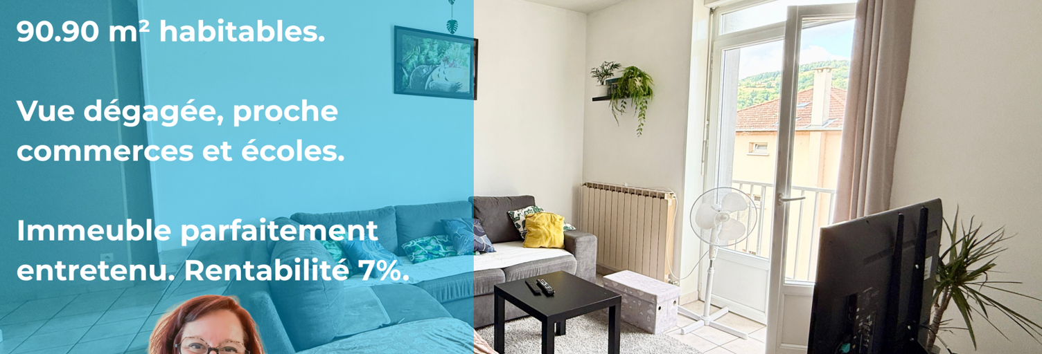 Appartement 4 Pièces 99 m² à vendre à Unieux (42240)
