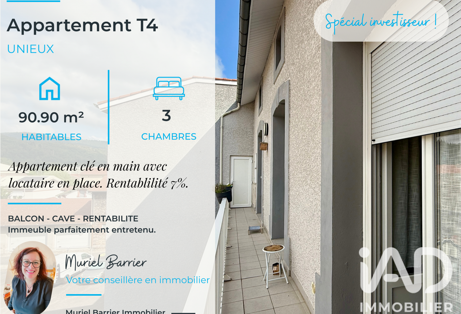 Vente Appartement 4 pièces — photo 1