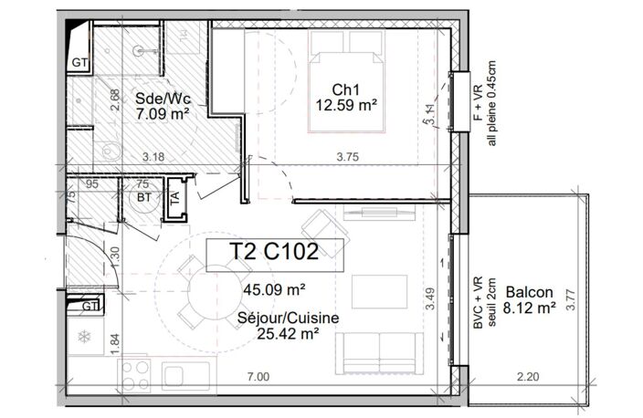 Vente Appartement 2 pièces — photo 4