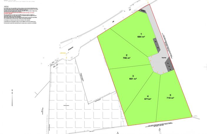 Vente Terrain 719 m&sup2; — photo 2