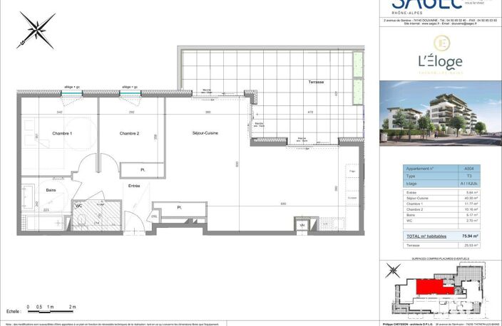 Vente Appartement 3 pièces — photo 3