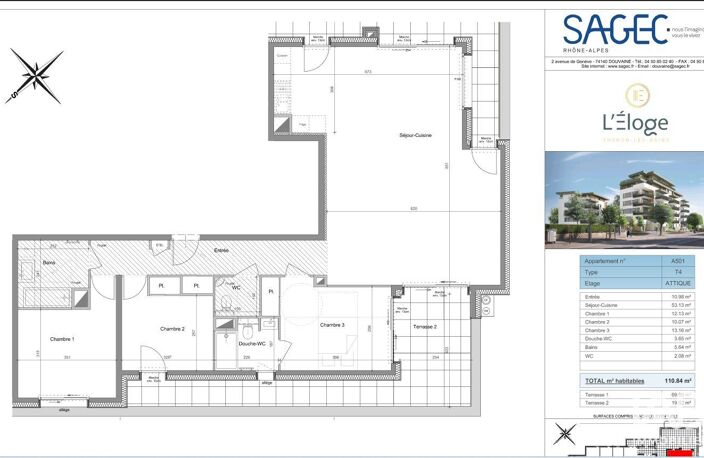 Vente Appartement 4 pièces — photo 4