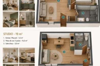 Appartement 2 pièces 140400 €