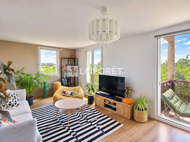 Appartement Andrézieux-Bouthéon 4 pièces 3 chambres 87 m2 - Vue - Terrasse - Garage — photo du bien