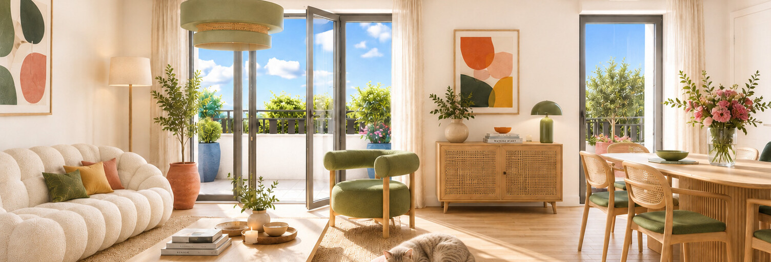 Appartement neuf T2, T3, T4 Pièce 40 à 81 m² à vendre à Fontainebleau (77300)