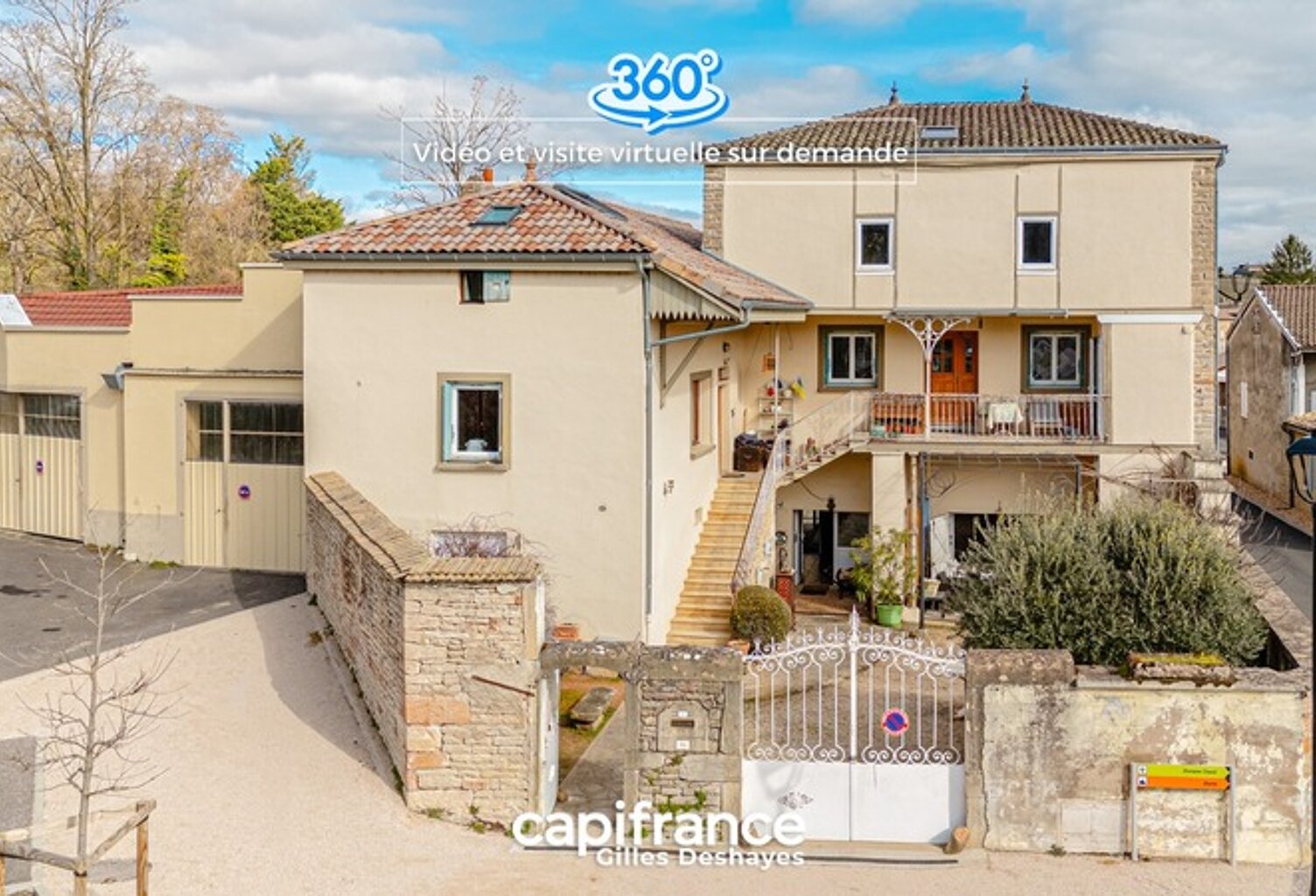 DAVAYÉ (71960) Maison 222 m², Annexes et Garages XXL (Surface Utile 372m²) — photo 1