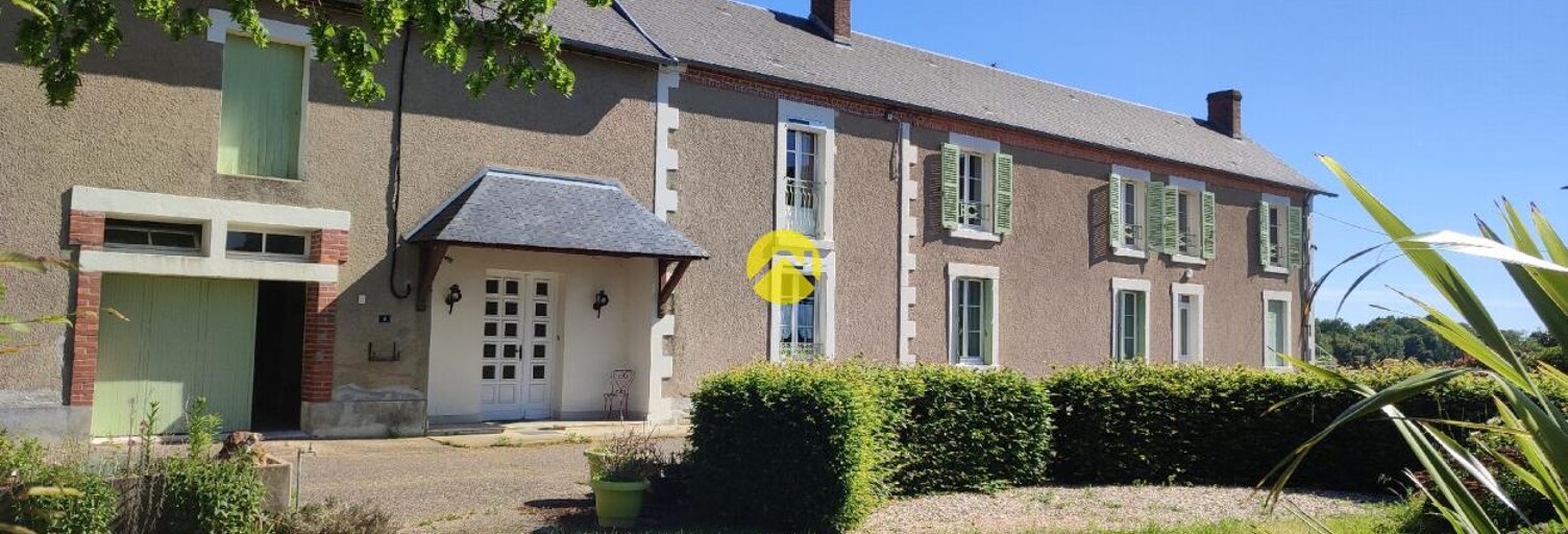 Maison 8 Pièces 314 m² à vendre à Saint-Martin-d'Auxigny (18110)