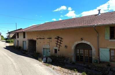 Maison en pierres, à  finir de rénover - avec belle vue -  Vosbles-Valfin (Chavagna) — photo du bien