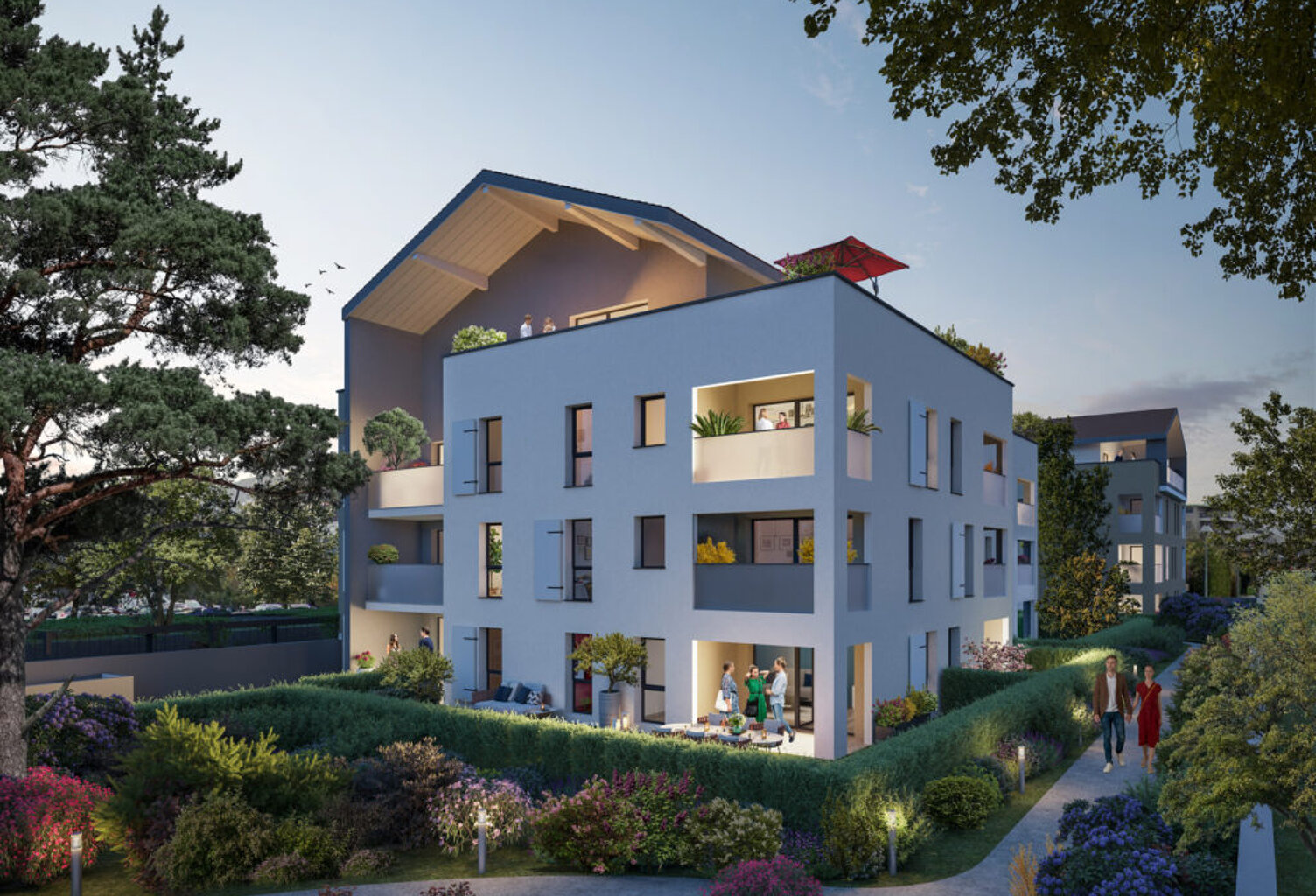Appartement Thonon Les Bains 3 pièce(s) 72.03 m2 — photo 1