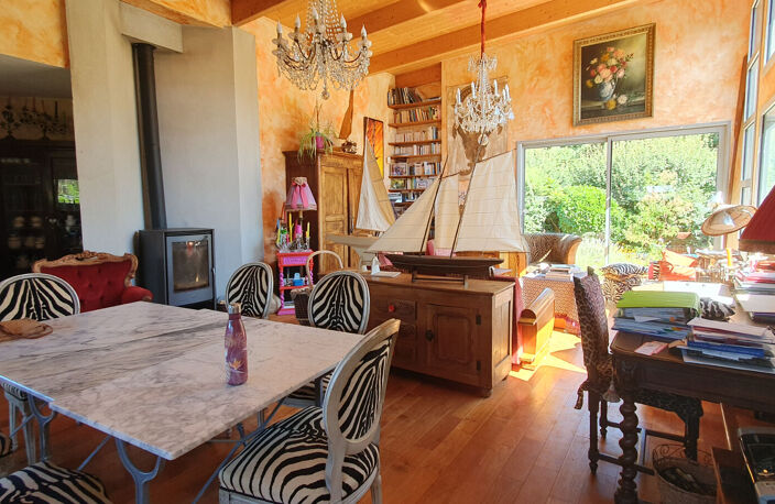 Maison d'architecte de plain-pied en ossature bois de 150 m² environ — photo 4