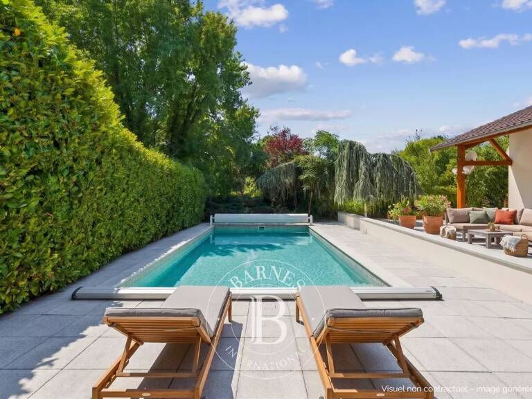 COLLONGES AU MONT D'OR - maison 215m² - terrain 1561m² -4 chambres - Piscine - Garage - sous-sol 65 m² — photo 1