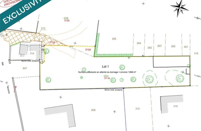 Terrain 1000 m2 hors lotissement — photo 2