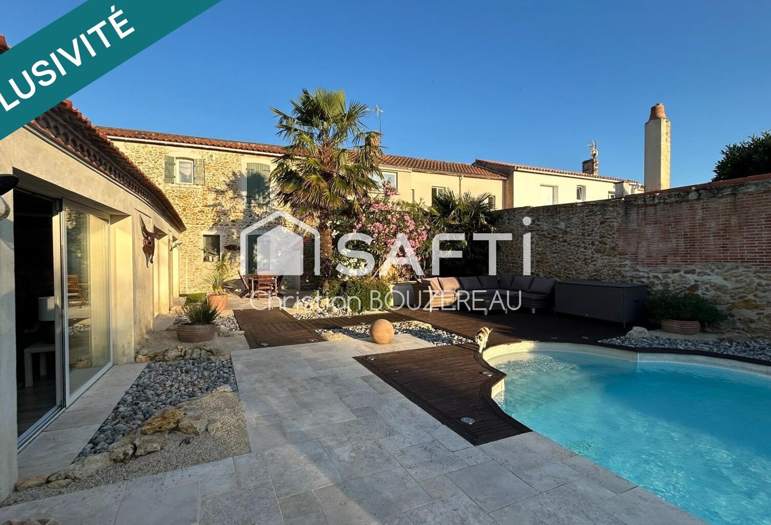 Élégante maison de caractère avec piscine — photo 1