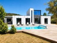 VILLA T7 DE 211m2 CONTEMPORAINE AVEC PISCINE SOUS-SOL AMÉNAG — photo 3
