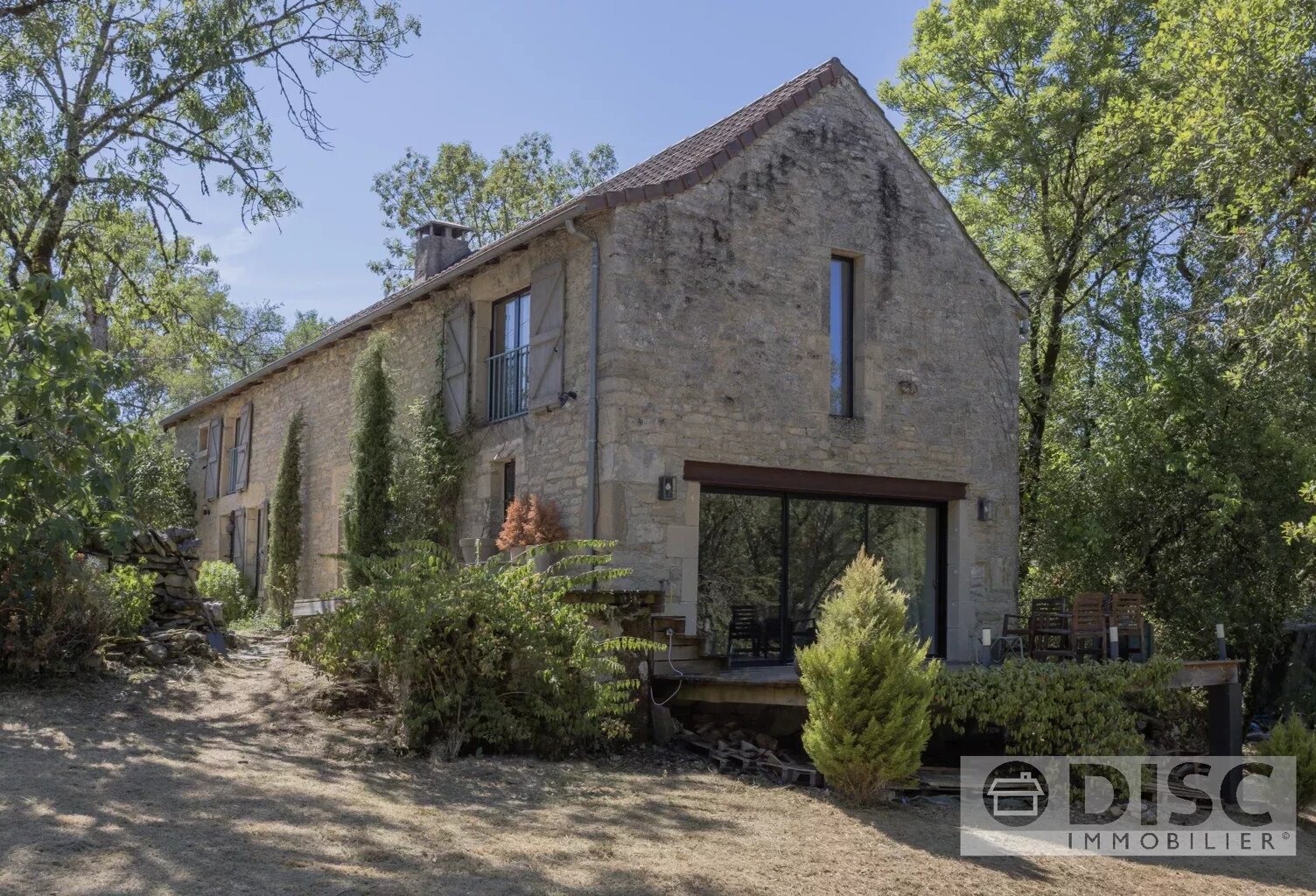 Belle maison en pierre mêlant charme et modernité avec terrain constructible, à 5 minutes de Caylus — photo 1