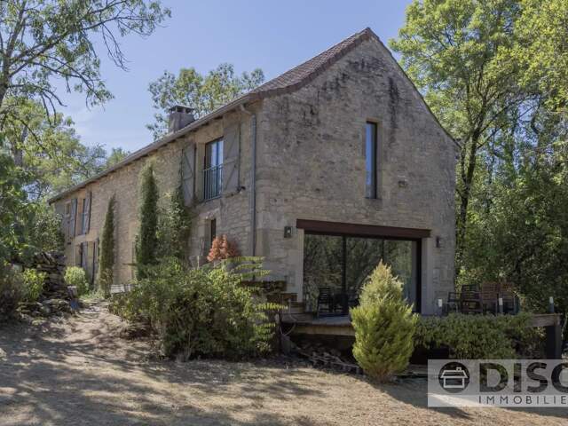 Belle maison en pierre mêlant charme et modernité avec terrain constructible, à 5 minutes de Caylus — photo du bien