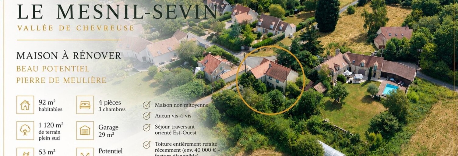 Maison 4 Pièces 92 m² à vendre à Saint-Forget (78720)