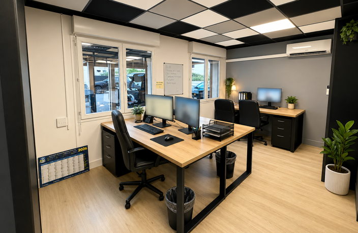 SAINT VICTORET ZONE ARTISANALE - Bureaux de 211m2 avec stationnements et stockage — photo 2