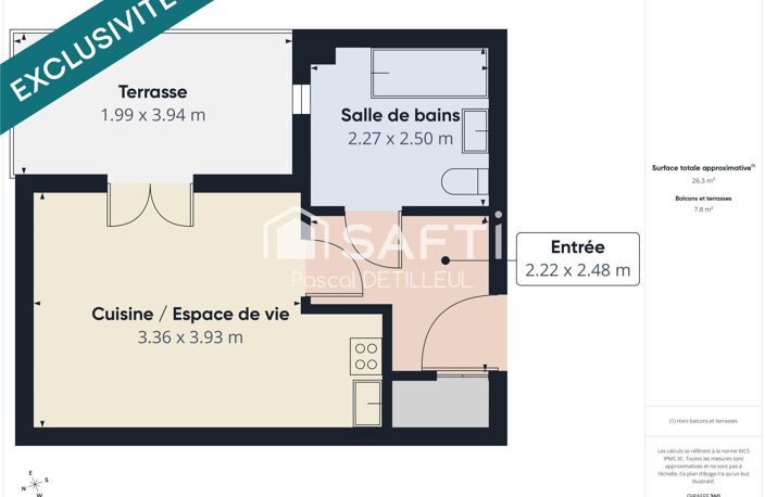 GARCHES  Buzenval Domaine le Cottage Studio 25m2 avec jardin - Vendu loué idéal investisseur — photo 3