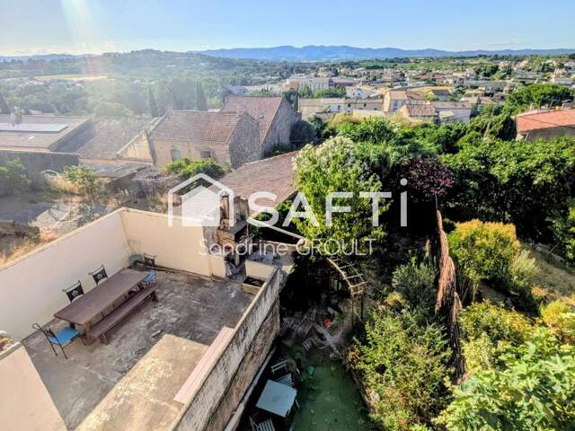 VIGNERONNE avec JARDIN et TERRASSE, GARAGE et DÉPENDANCE - VUE DÉGAGÉE — photo du bien