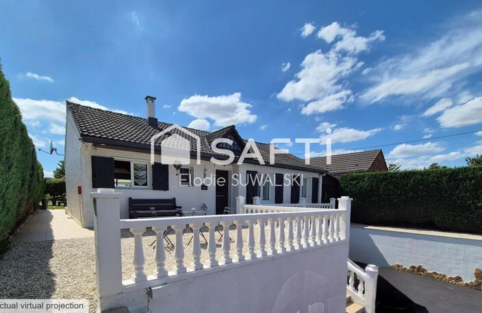 VÉRITABLE COUP DE CUR  MAISON INDIVIDUELLE DE PLAIN-PIED ENTIÈREMENT RÉNOVÉE AVEC SOUS-SOL AMÉNAGÉ ET VUE DÉGAGÉE SUR LA CAMPAGNE — photo 2