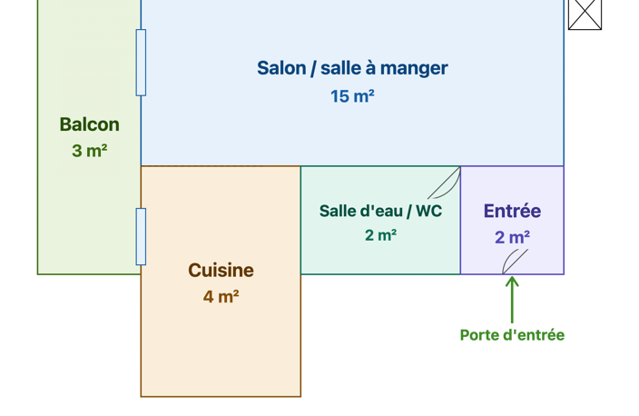 Vente Appartement 1 pièce — photo 3