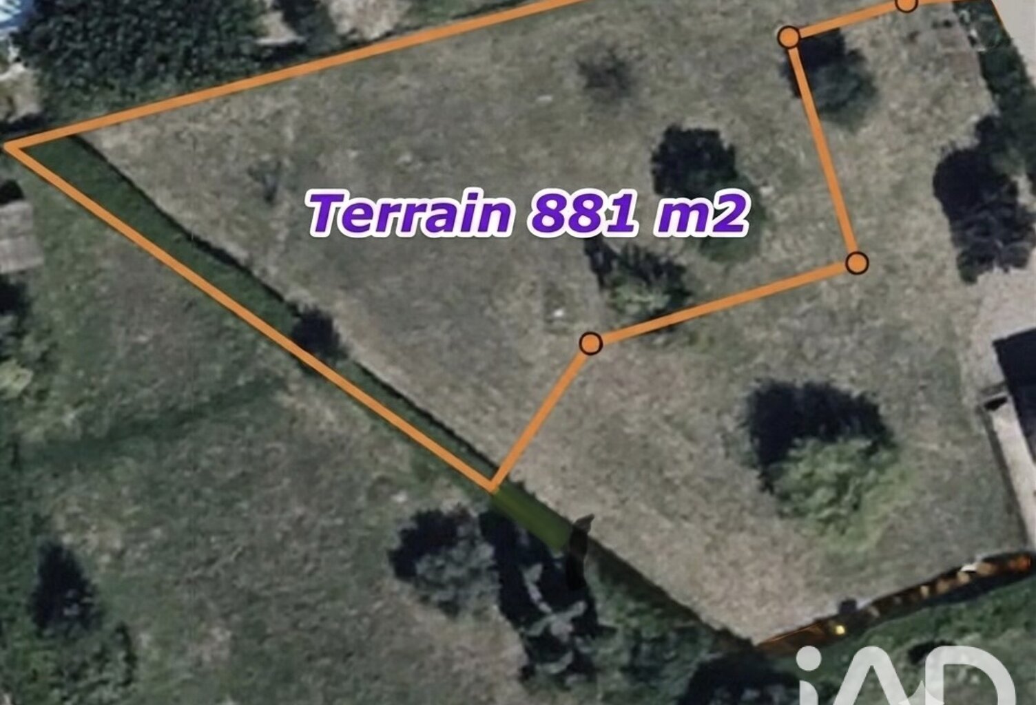 Vente Terrain à bâtir 881 m&sup2; — photo 1