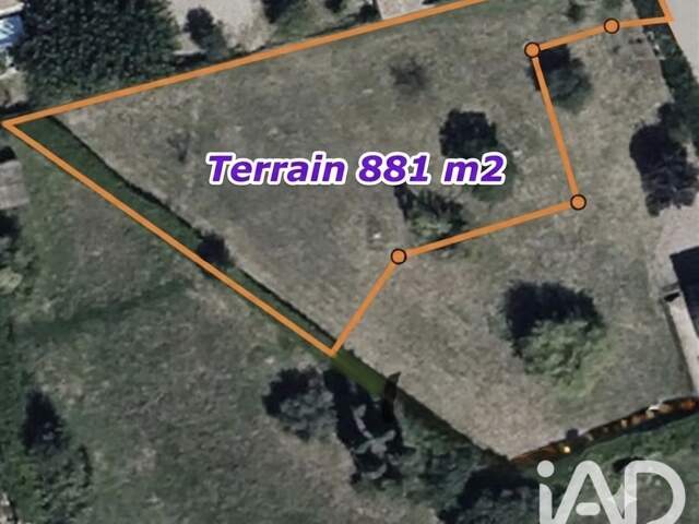 Vente Terrain à bâtir 881 m&sup2; — photo du bien