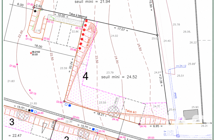 Vente Terrain à bâtir 441 m&sup2; — photo 2