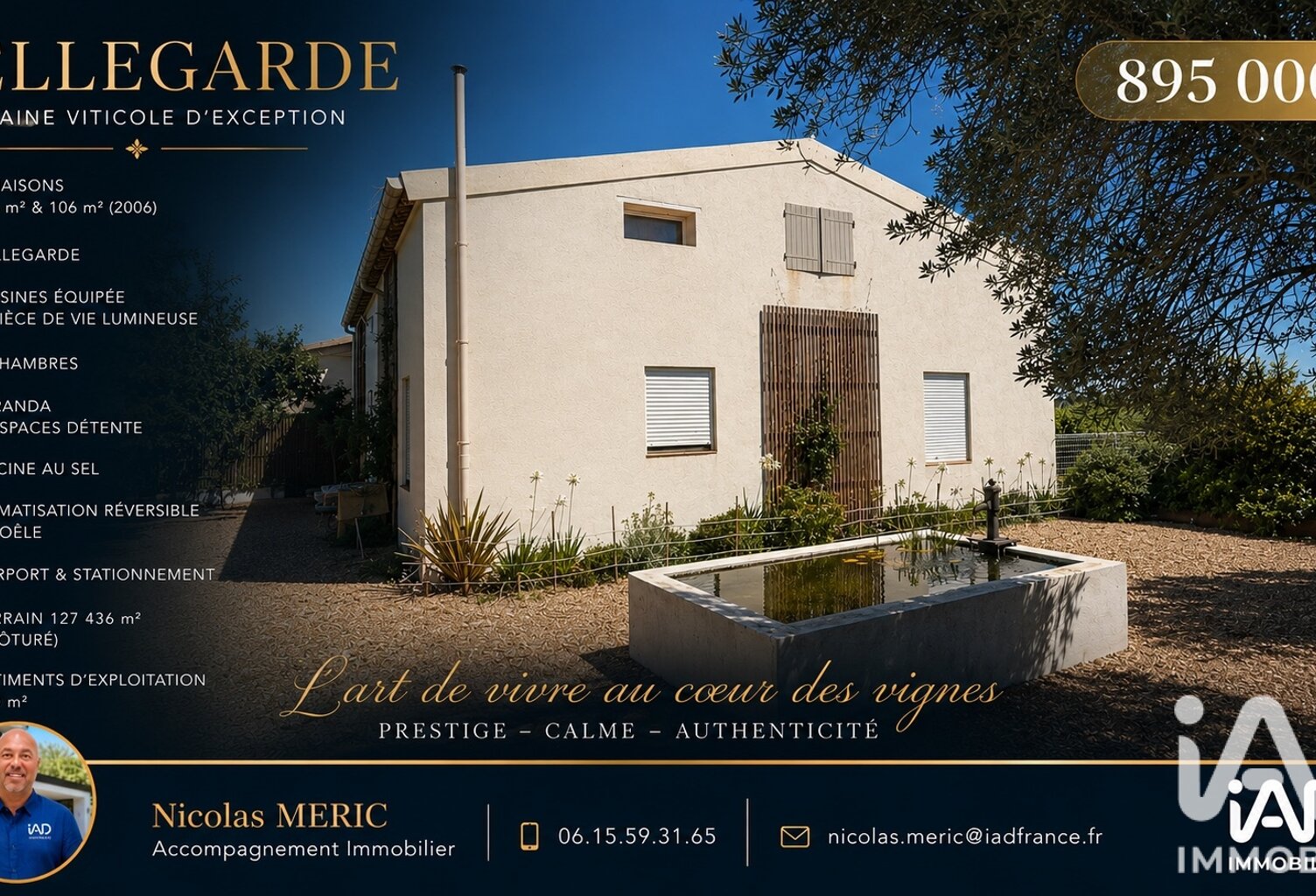 Vente Domaine 11 pièces — photo 1