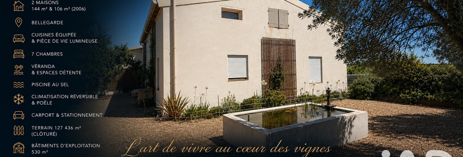 Maison 11 Pièces 250 m² à vendre à Bellegarde (30127)