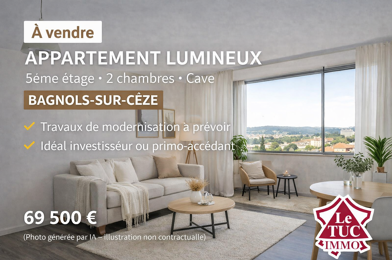 Appartement 3 pièces 69500 €