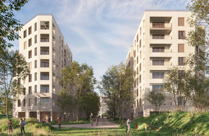Vente programme neuf T2, T3, T4, T5 45 à 94 m² Saint-Denis (93200) — photo 3