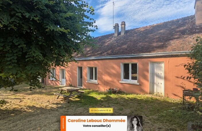 Rare sous les 100k€ : Authentique longère percheronne à restaurer, cheminée d'époque et terrain arboré 1 500 m² — Proche Bellême — photo 2