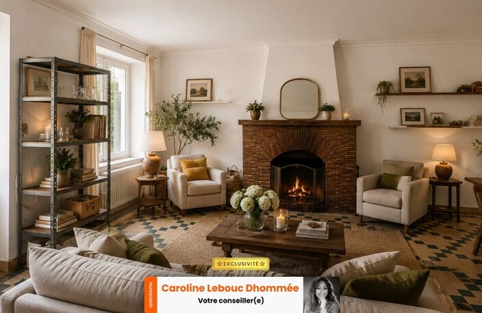 Rare sous les 100k€ : Authentique longère percheronne à restaurer, cheminée d'époque et terrain arboré 1 500 m² — Proche Bellême — photo 4