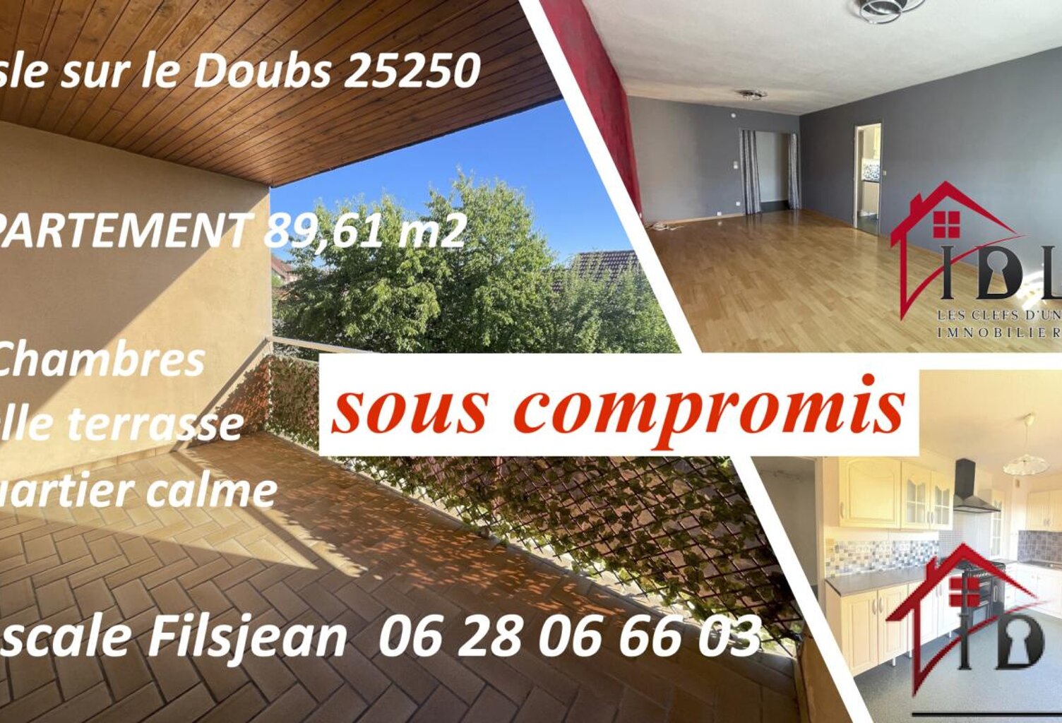 Appartement T4 avec terrasse couverte — photo 1