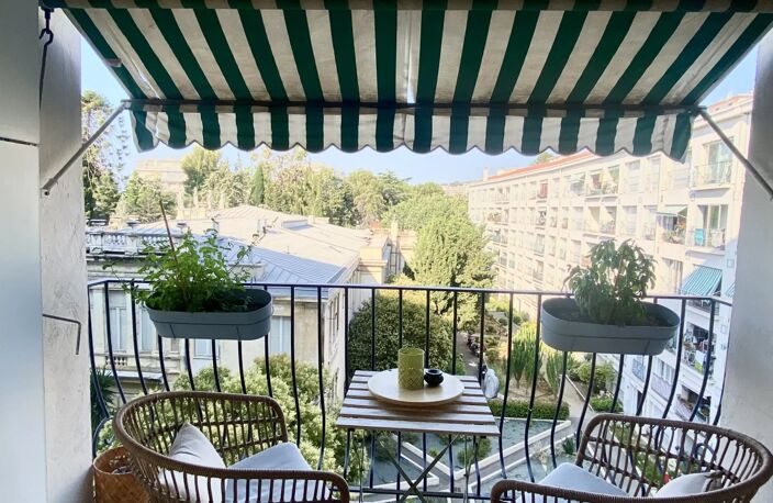 NICE BAS FABRON: 3 pièces traversant loggia — photo 2